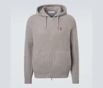 Cardigan aus Rippstrick
