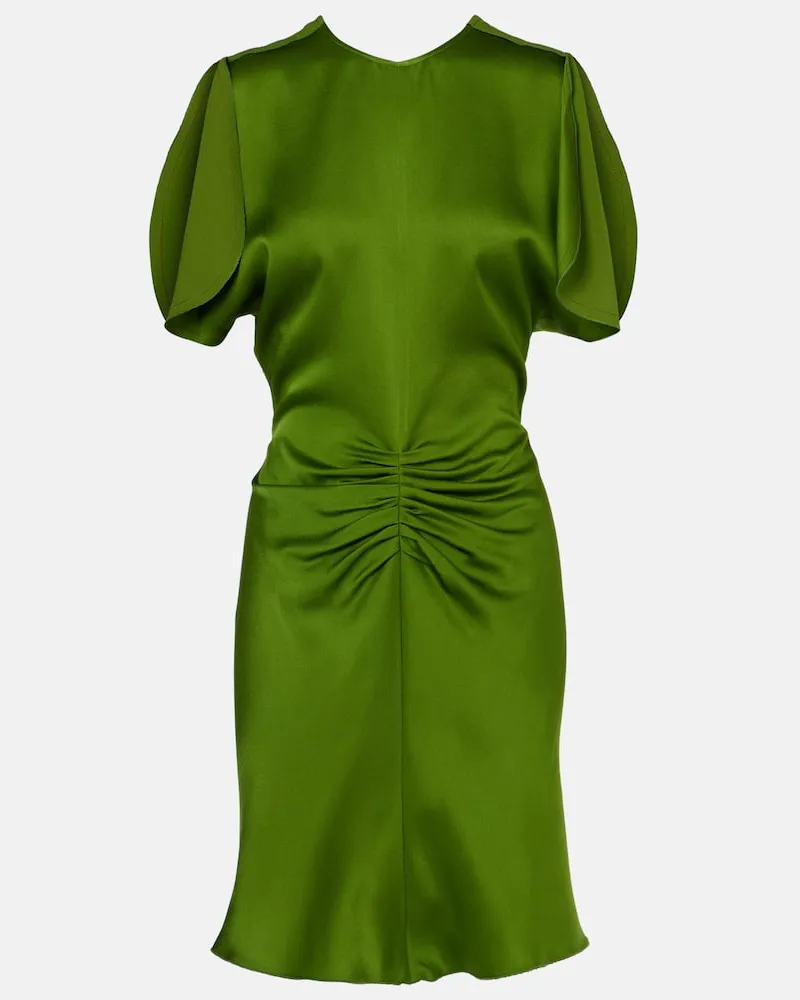Victoria Beckham Minikleid aus Crêpe Grün