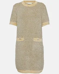 Tory Burch Minikleid aus Samt Multicolor