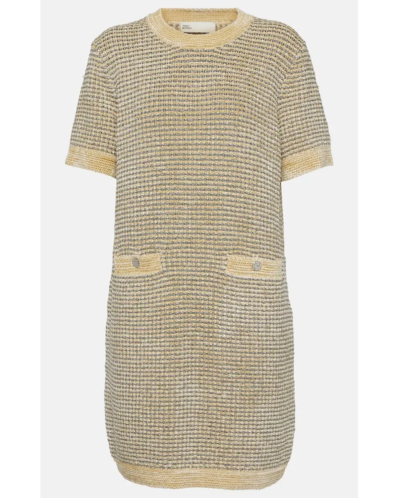 Tory Burch Minikleid aus Samt Multicolor