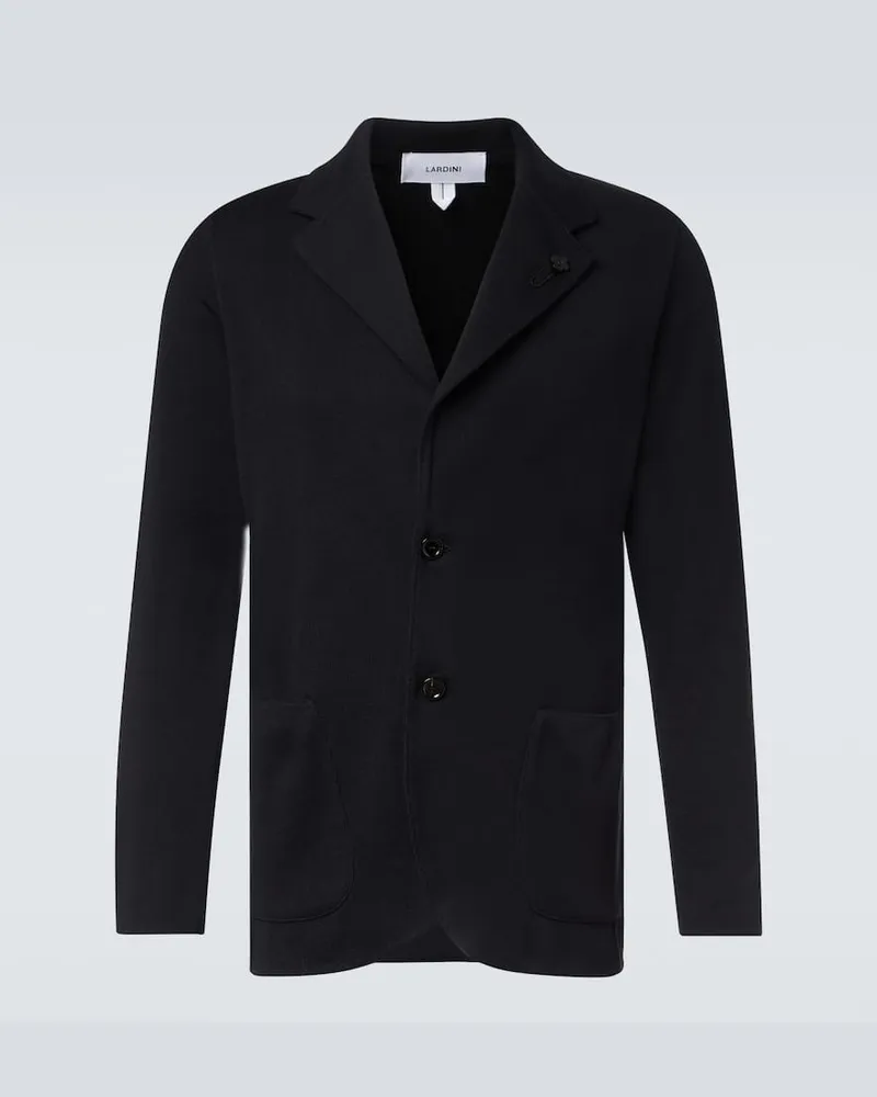 LARDINI Blazer aus Baumwolle Schwarz