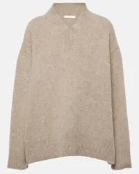 The Row Oversize-Pullover Fayette aus Kaschmir Beige