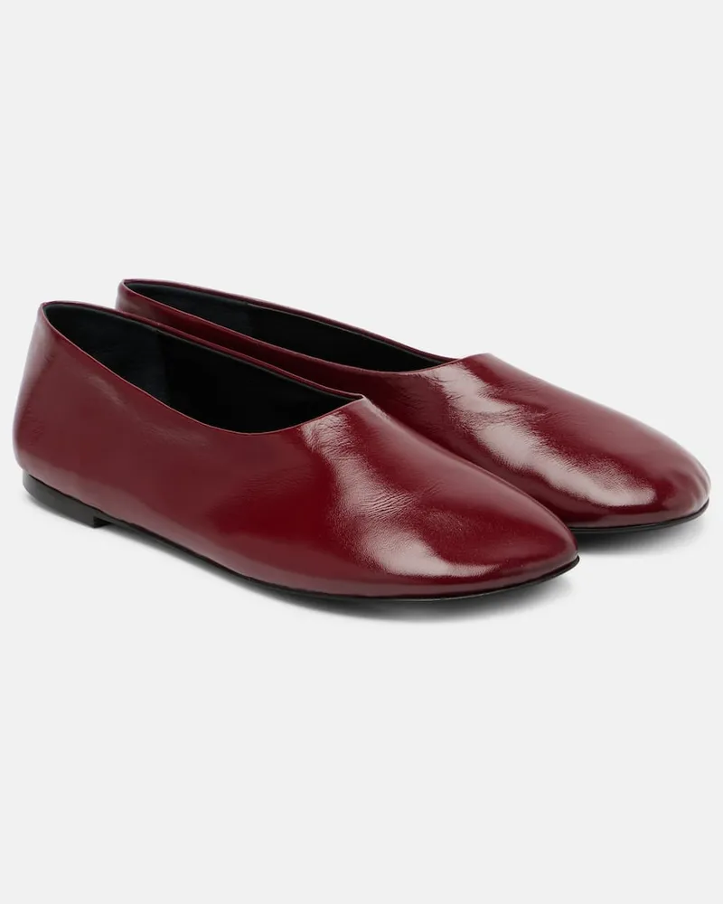 Proenza Schouler Ballerinas Glove aus Leder Rot