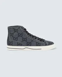 Gucci High-Top Sneakers  Tennis 1977 Grau