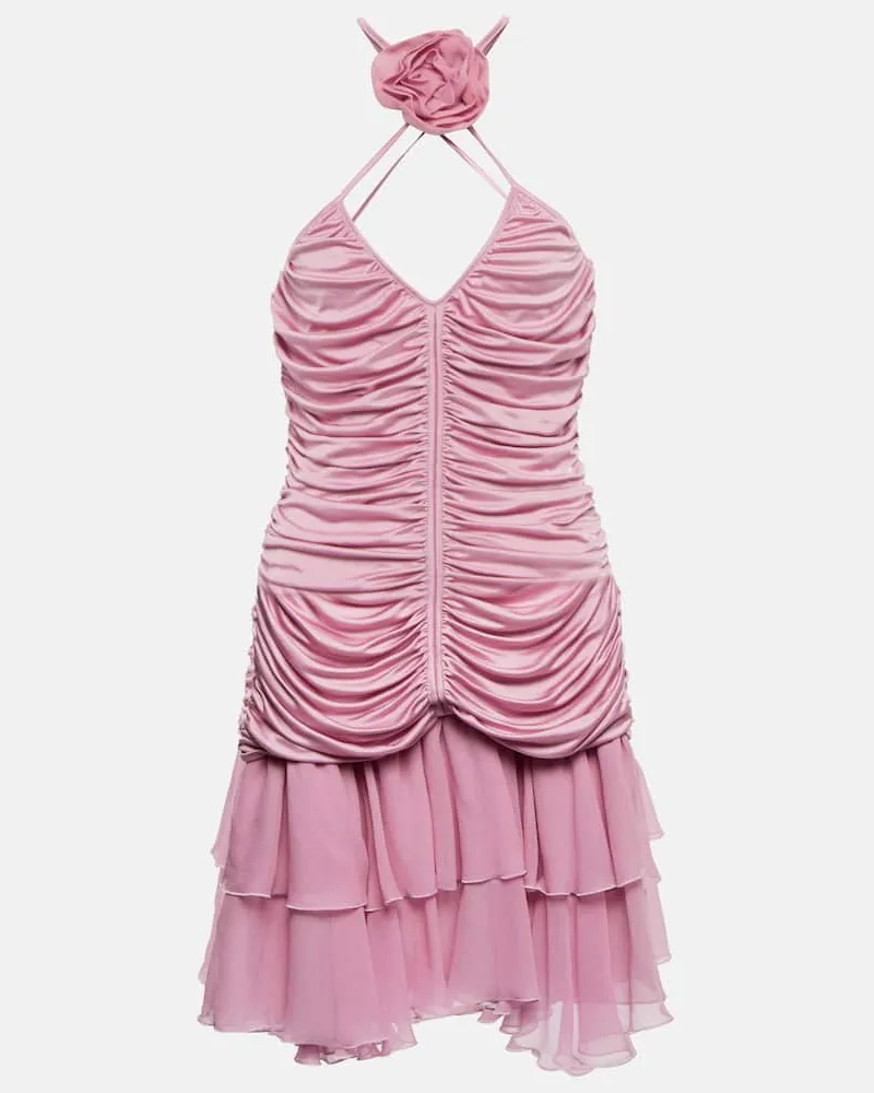 Blumarine Minikleid aus Jersey Violett