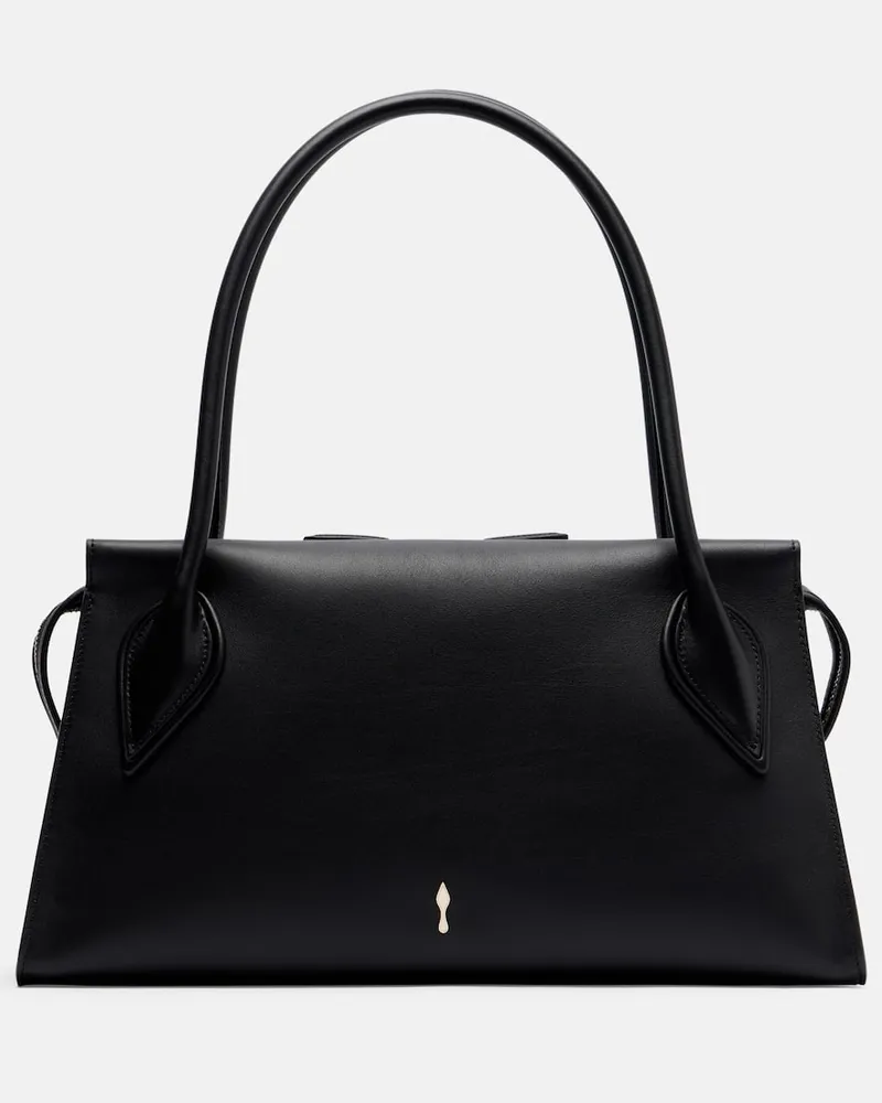 Christian Louboutin Schultertasche Venus Medium aus Leder Schwarz