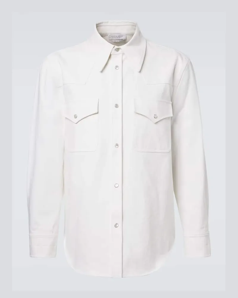 Gabriela Hearst Jeanshemd Richard Weiß