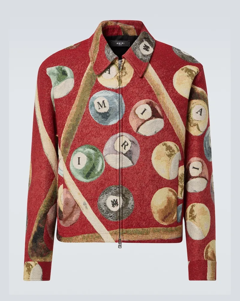 Amiri Blouson Billiards Tapestry Rot