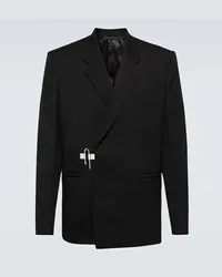 Givenchy Blazer aus Wolle Schwarz