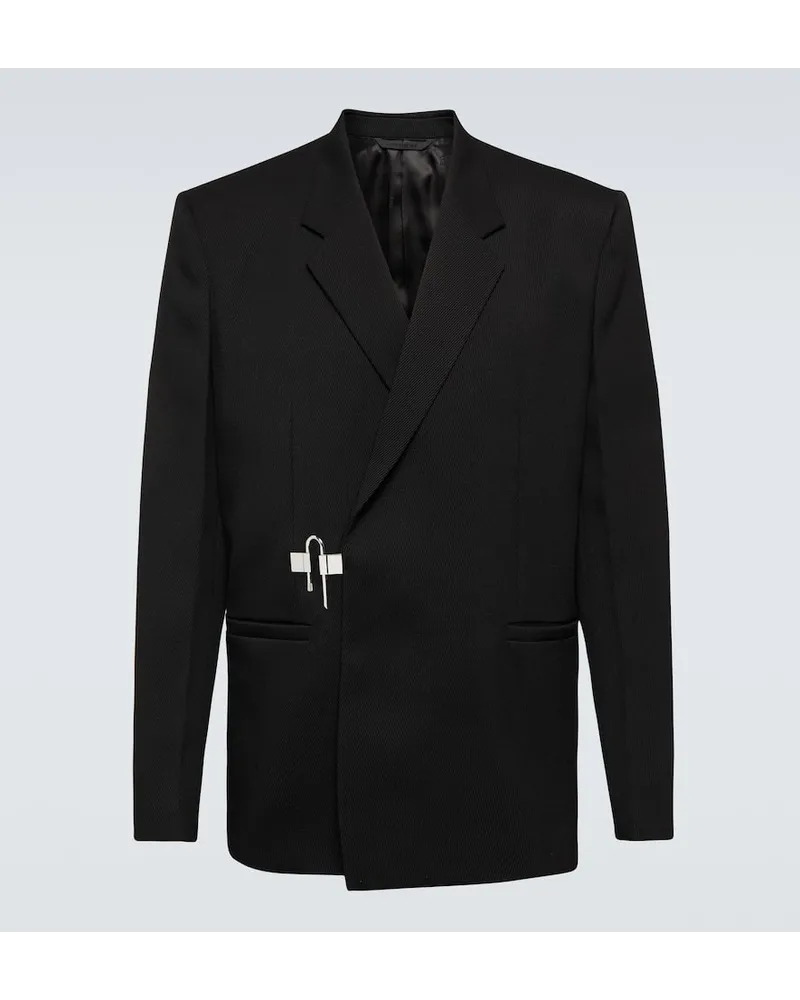 Givenchy Blazer aus Wolle Schwarz