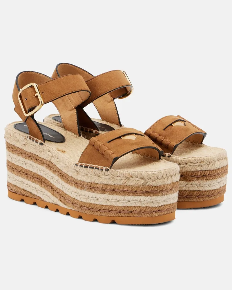 Stella McCartney Espadrille-Sandalen Neutral