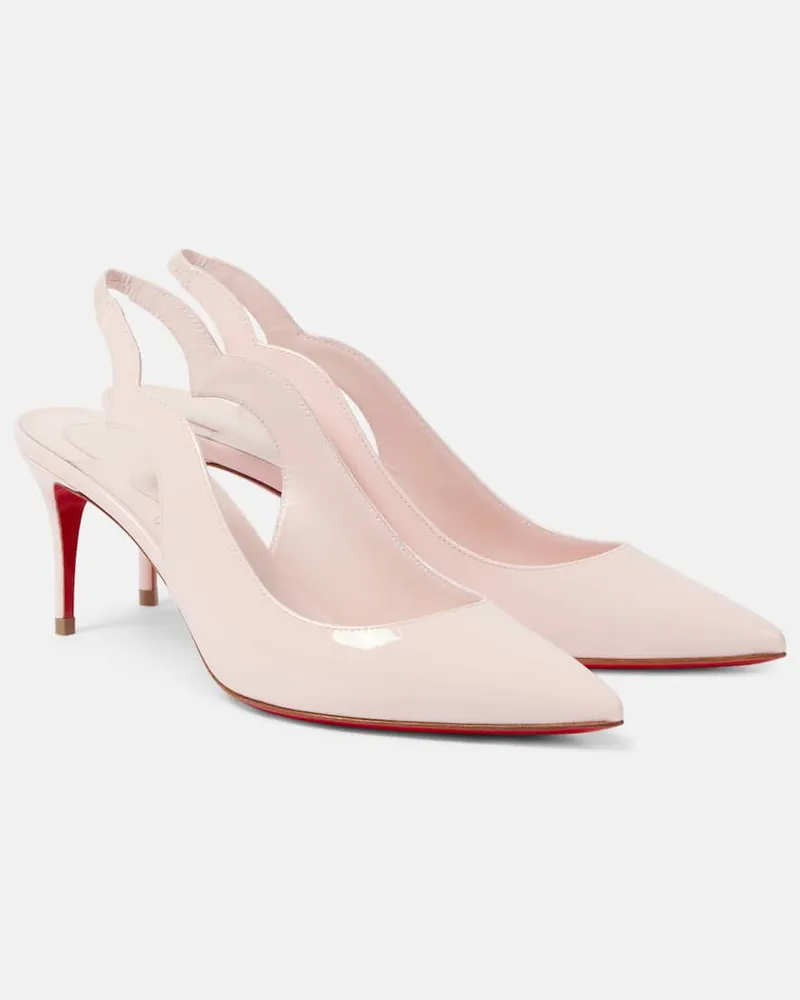 Christian Louboutin Slingback-Pumps Hot Chick Sling 70 aus Leder Rosa
