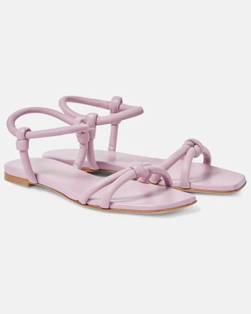 Gianvito Rossi Sandalen Juno 05 aus Leder Rosa