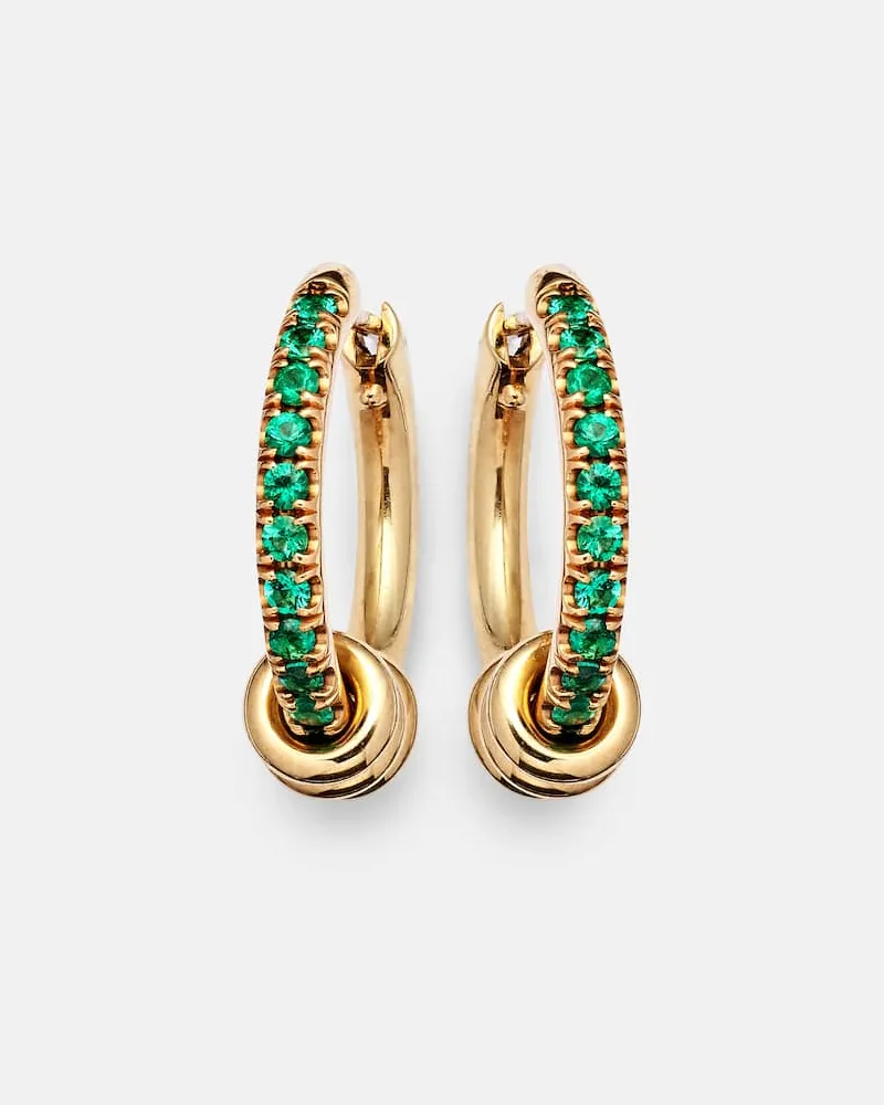 Spinelli Kilcollin Ohrringe Ara aus 18kt Gelbgold mit Smaragden Gold