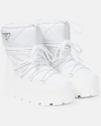 Prada Schneestiefel Weiss