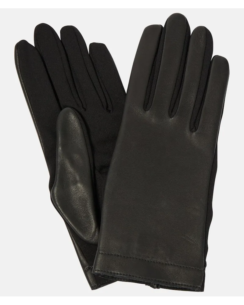 Alaïa Alaia Handschuhe aus Leder Schwarz