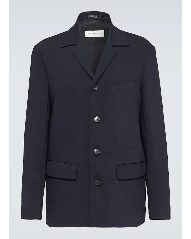 Dries van Noten Blazer Blau