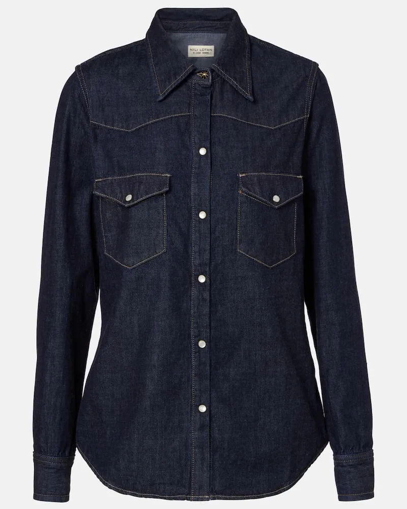 Nili Lotan Jeanshemd Travis Blau