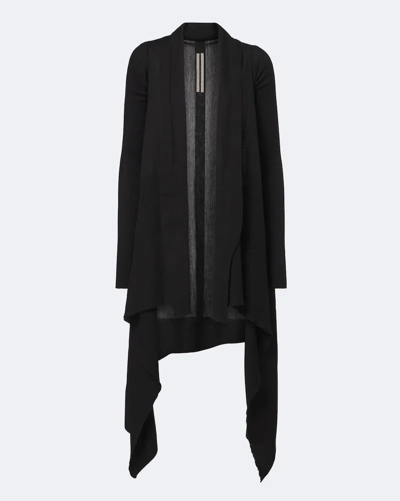 Rick Owens Cardigan aus Schurwolle Schwarz