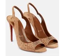 Nudes Slingback-Sandalen Degrachick aus Veloursleder