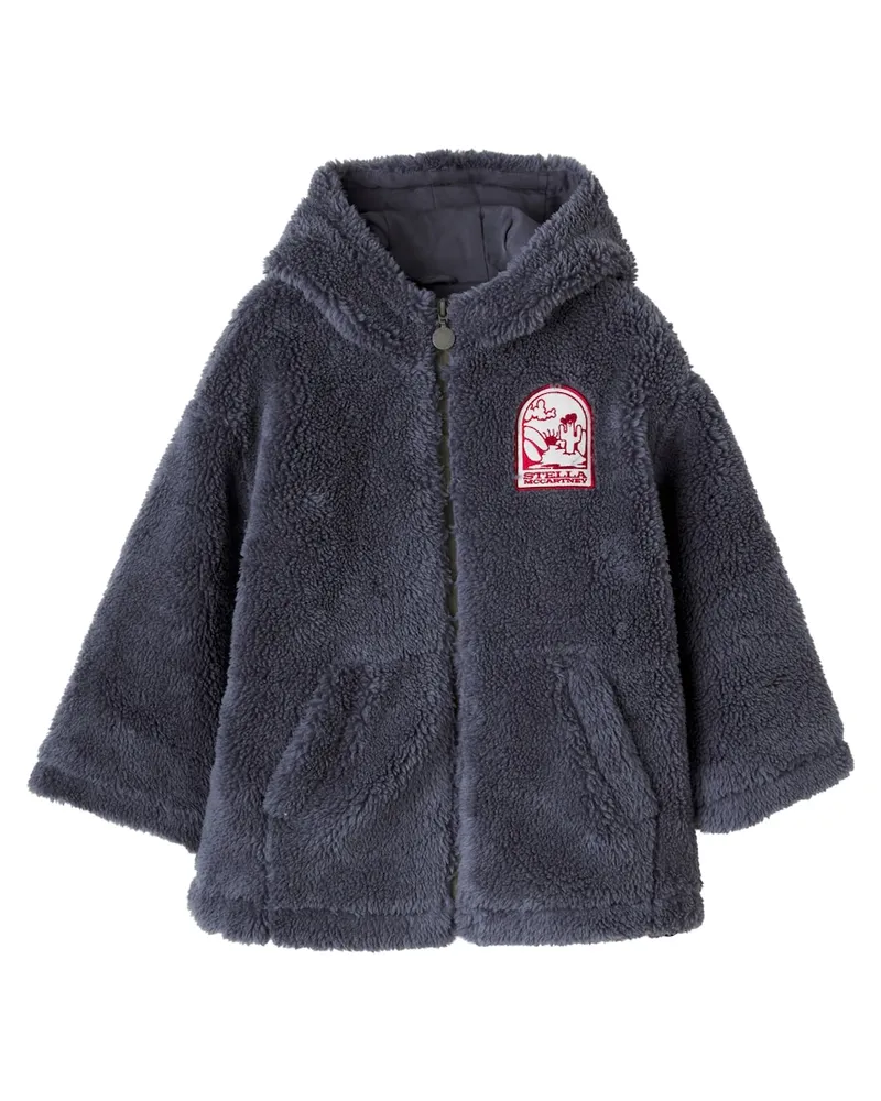 Stella McCartney Kids Jacke aus Fleece Blau