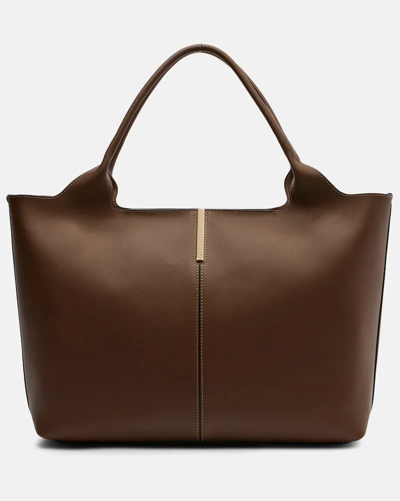 TOD'S Tote Bag Ebr Medium aus Leder Braun