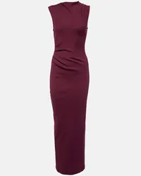 Dorothee Schumacher Maxikleid Simply Timeless aus Baumwoll-Jersey Burgund