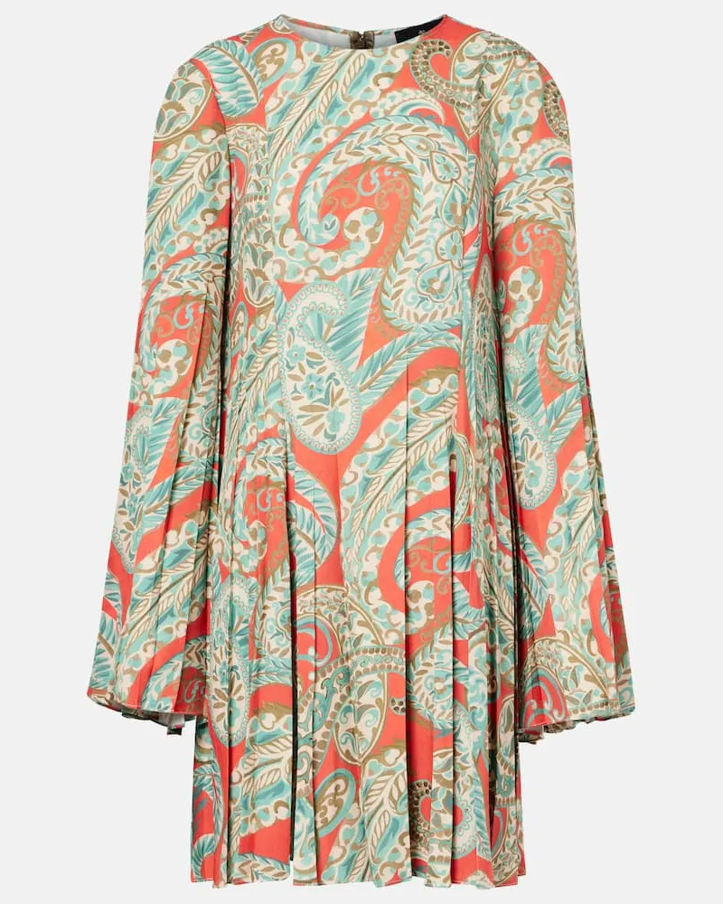 Etro Bedrucktes Minikleid Multicolor