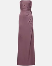 Alex Perry Robe aus Crepe Pink