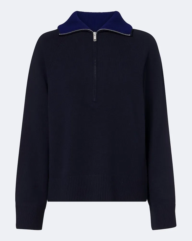 Vince Pullover aus Wolle und Kaschmir Schwarz