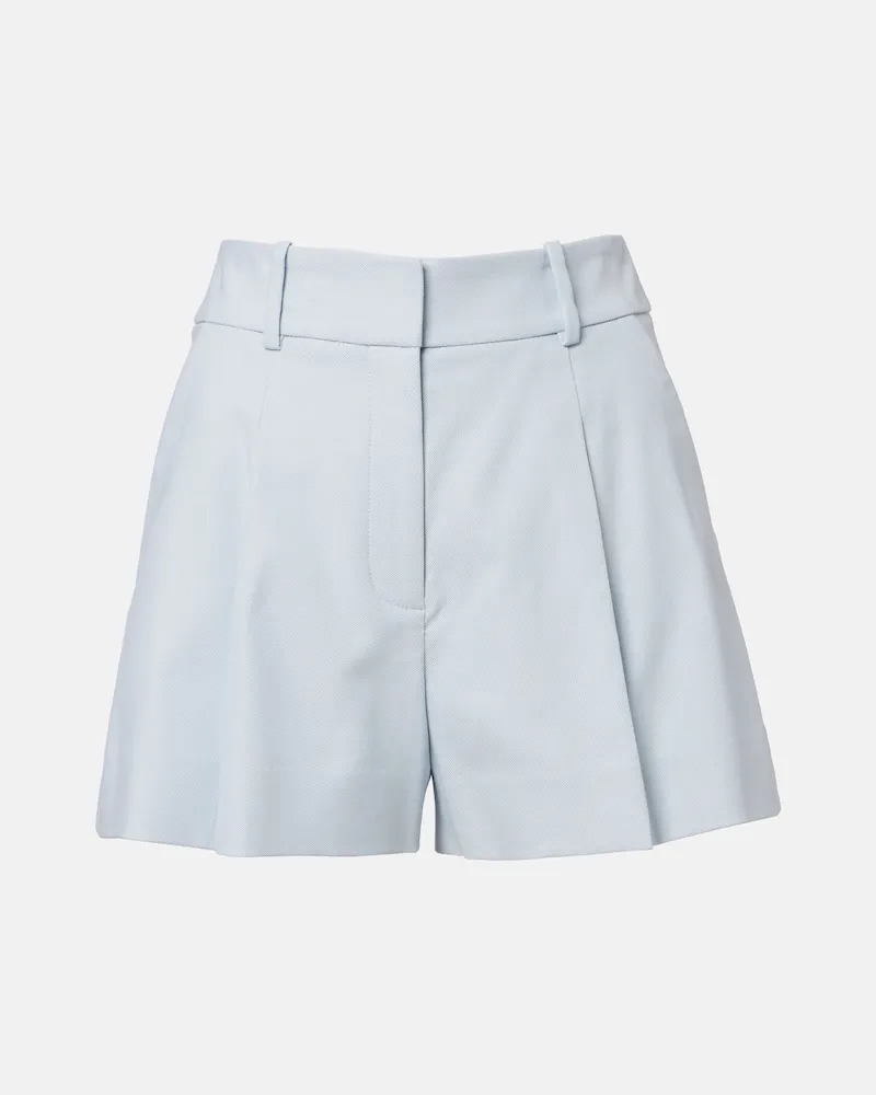 Veronica Beard Shorts Craig aus Twill Blau