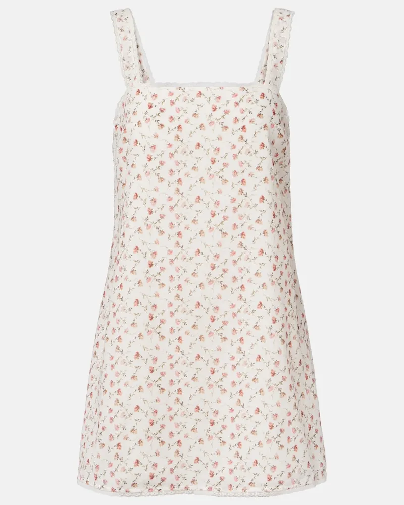 Posse Minikleid Charlotte aus Baumwolle Rosa