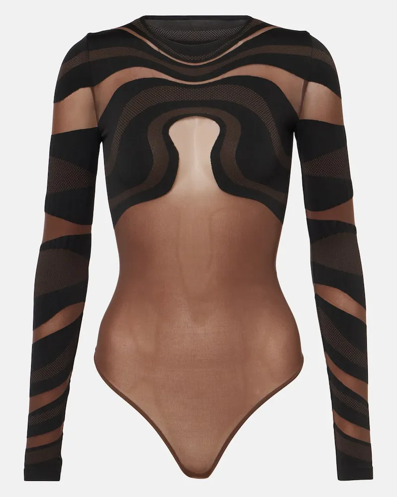 Wolford Body Fatal aus Jersey Schwarz