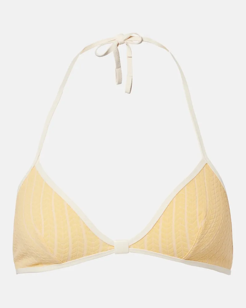 Eres Bikini-Oberteil Sunshine Gelb