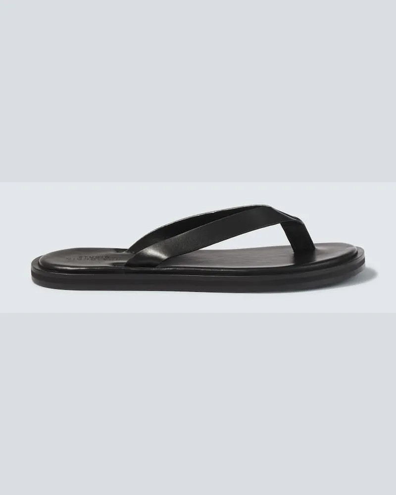 Studio Nicholson Sandalen Curren aus Leder Schwarz
