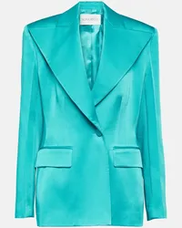 Nina Ricci Blazer aus Satin Blau