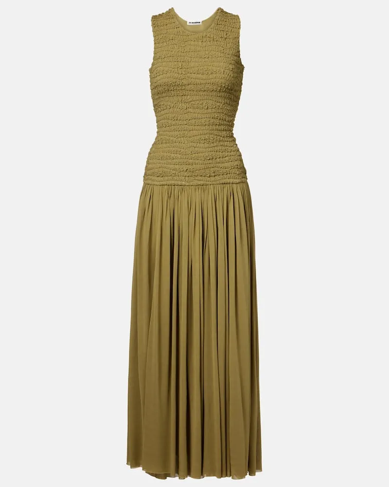 Jil Sander Maxikleid Grün