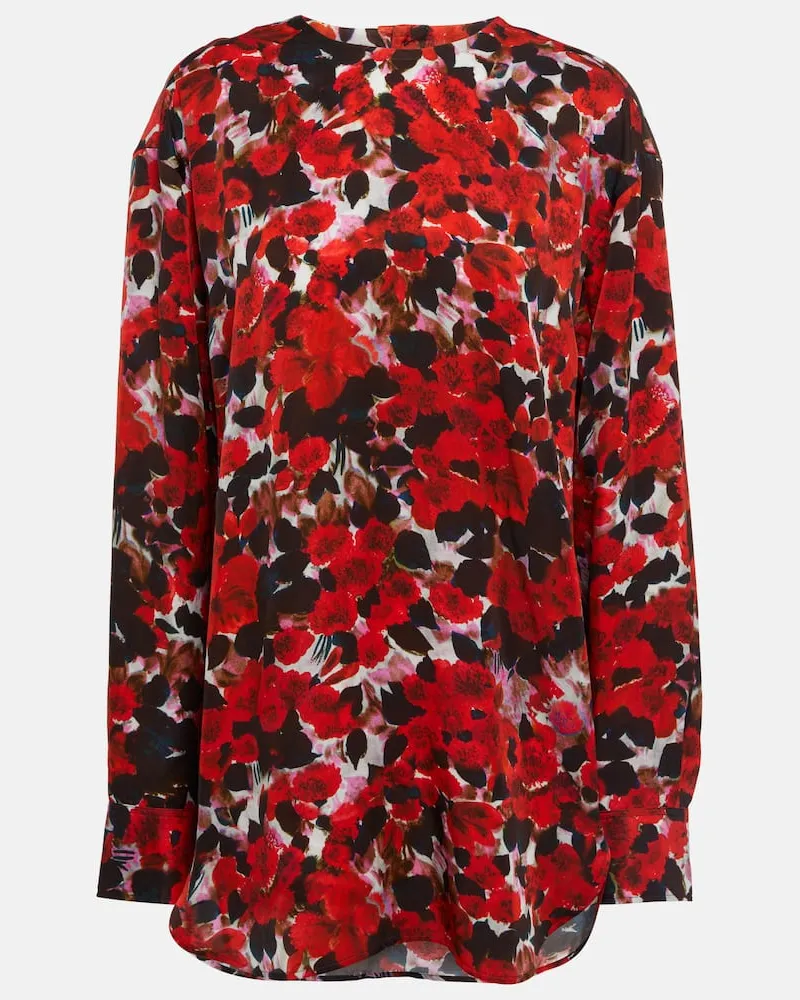 Dries van Noten Bedrucktes Top Rot