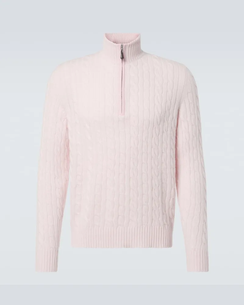 arch4 Pullover Thames aus Kaschmir Pink