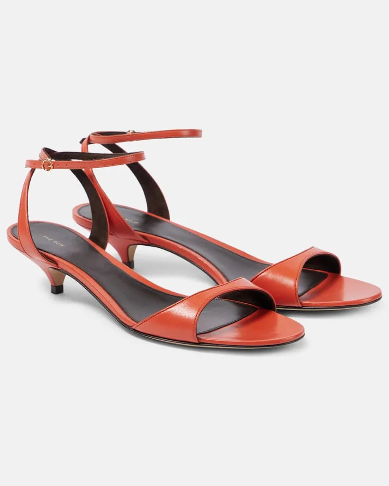 The Row Sandalen Vika 35 aus Leder Orange