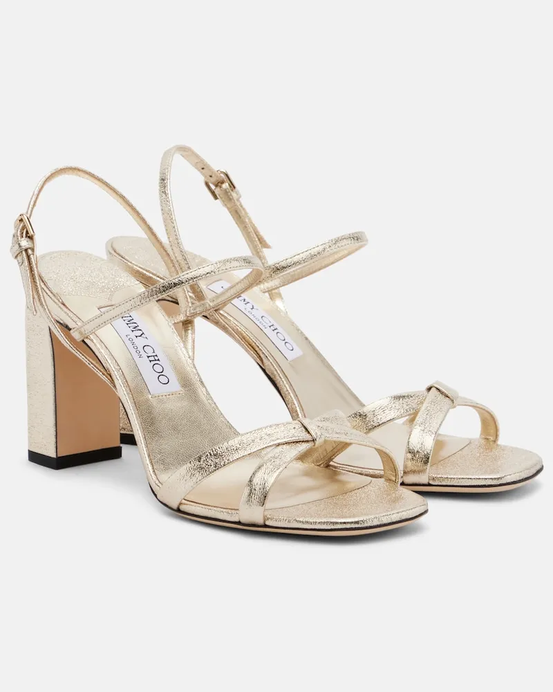 Jimmy Choo Slingback-Sandalen Elsy Gold