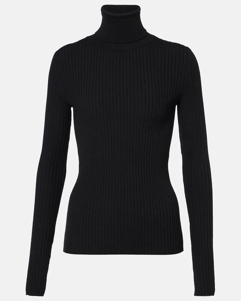 Dolce & Gabbana Rollkragenpullover aus einem Wollgemisch Schwarz