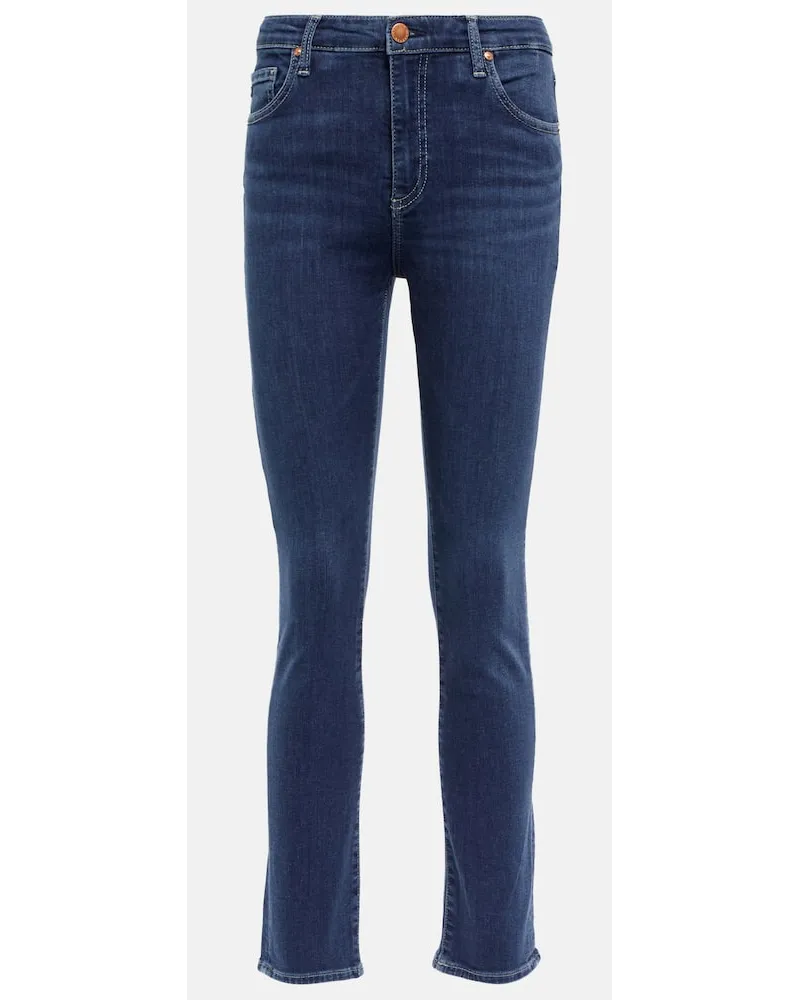 Adriano Goldschmied High-Rise Slim Jeans Mari Blau