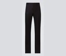 Gerade Hose aus Wolle