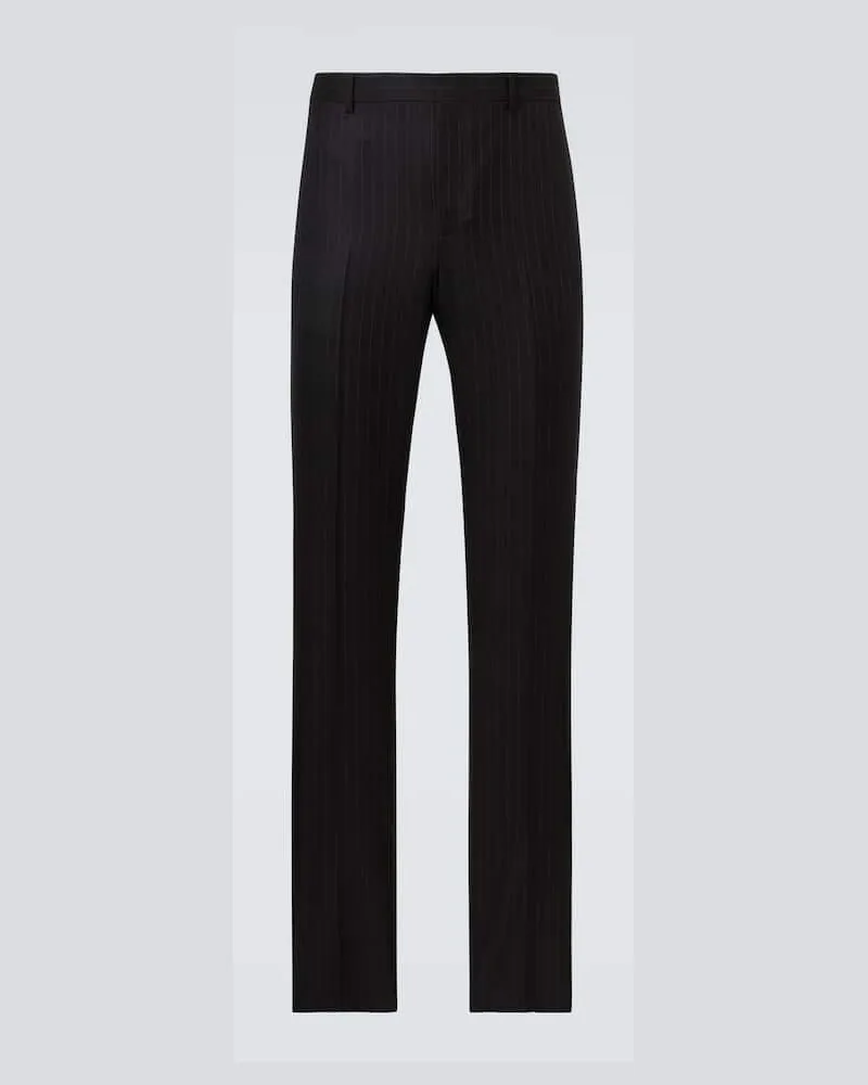 Givenchy Gerade Hose aus Wolle Schwarz