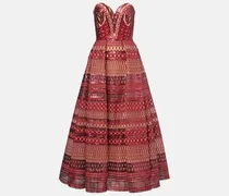 Robe mit Pailletten