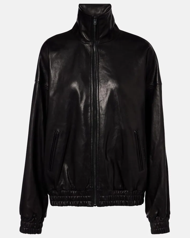 Acne Studios Lederjacke Schwarz