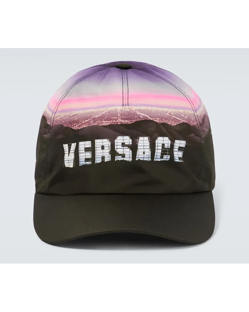 Versace Bedruckte Baseballcap  Hills Multicolor