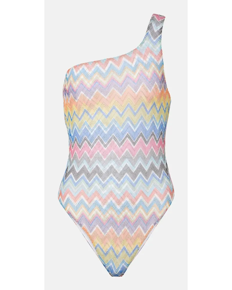 Missoni Badeanzug aus Haekelstrick Multicolor