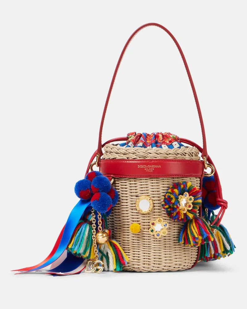 Dolce & Gabbana Bucket Bag Taormina Carla Medium Multicolor